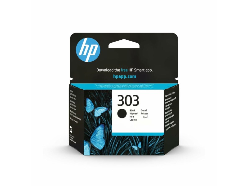 Оригиална касета за мастило HP ENVY PHOTO 6230,7130,7134,7830 -Nº 303 Черен (60 броя) NaN –  BB Касети с мастило