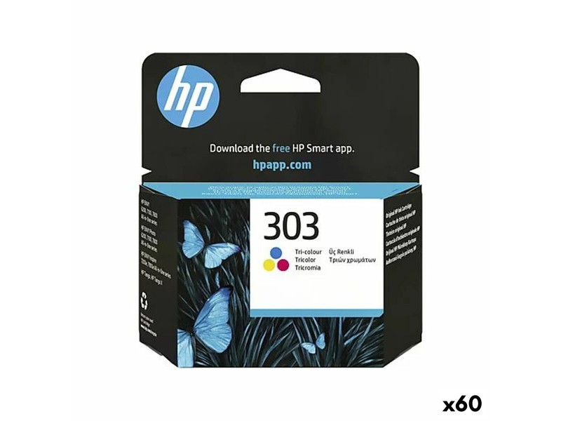 Оригиална касета за мастило HP Nº 303 Трицветен (60 броя) NaN –  BB Касети с мастило