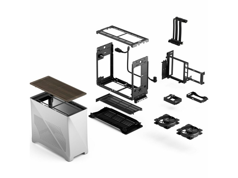 мини висока кутия ATX / ITX Fractal Сребрист NaN –  BB Калъфи за настолни компютри