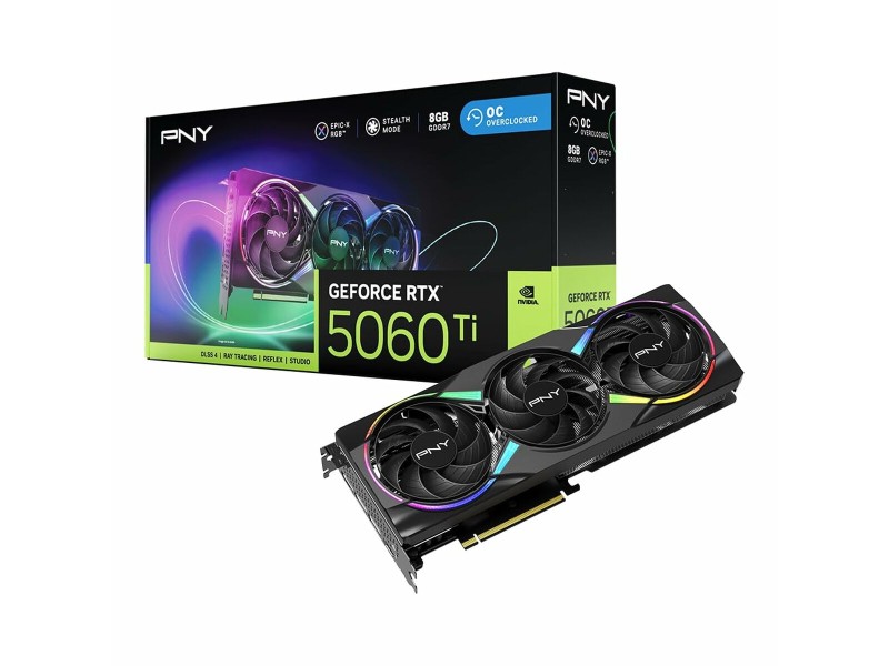 Графична карта PNY geforce rtx 5060 ti 8 GB GDDR6X GDDR7 NaN –  BB Графични карти