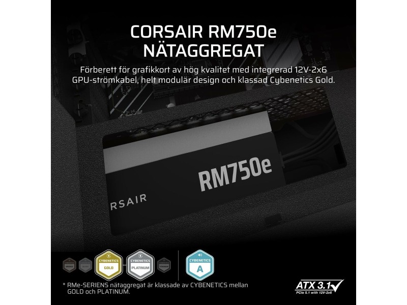 Захранване Corsair CP-9020295-EU ATX 750 W 80 Plus Gold NaN –  BB Захранвания