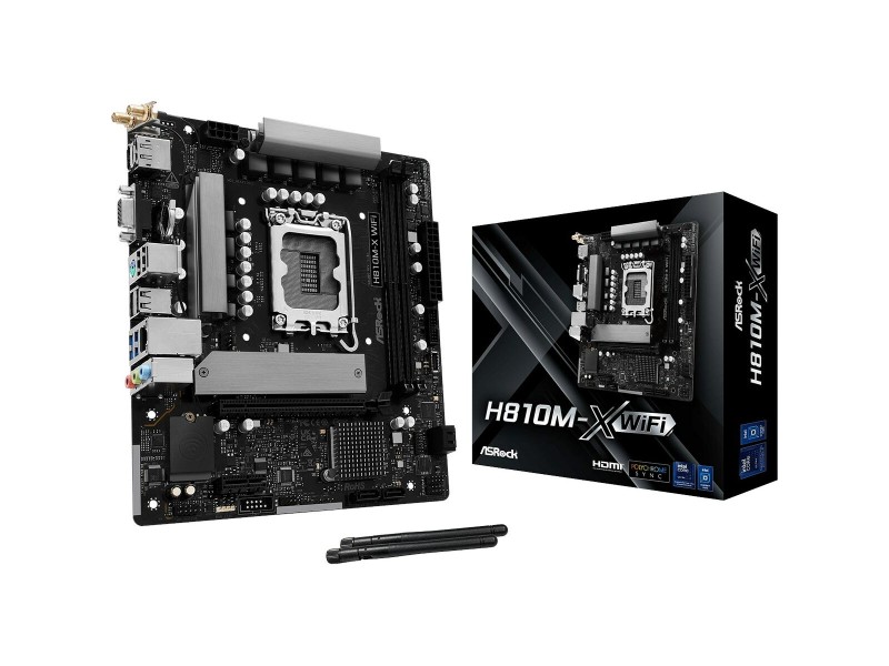 Дънна платка ASRock H810M-X WIFI NaN –  BB Дънни платки