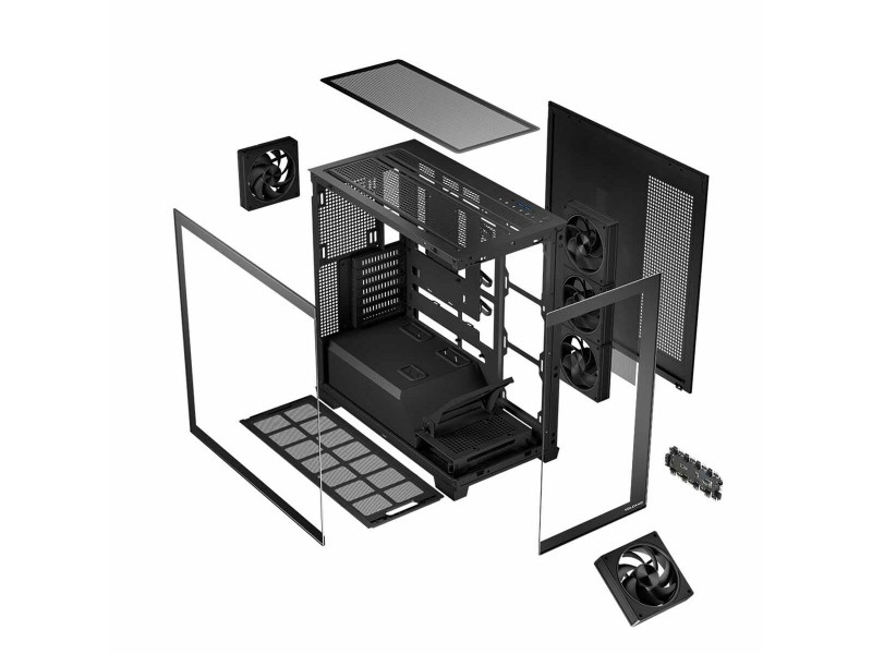 ATX полу-висока кутия Modecom AT-STELLAR-5F-ARGB-10 NaN –  BB Калъфи за настолни компютри