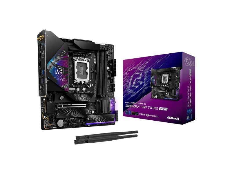 Дънна платка ASRock Z890M Riptide WiFi Intel Z890 LGA 1851 NaN –  BB Дънни платки