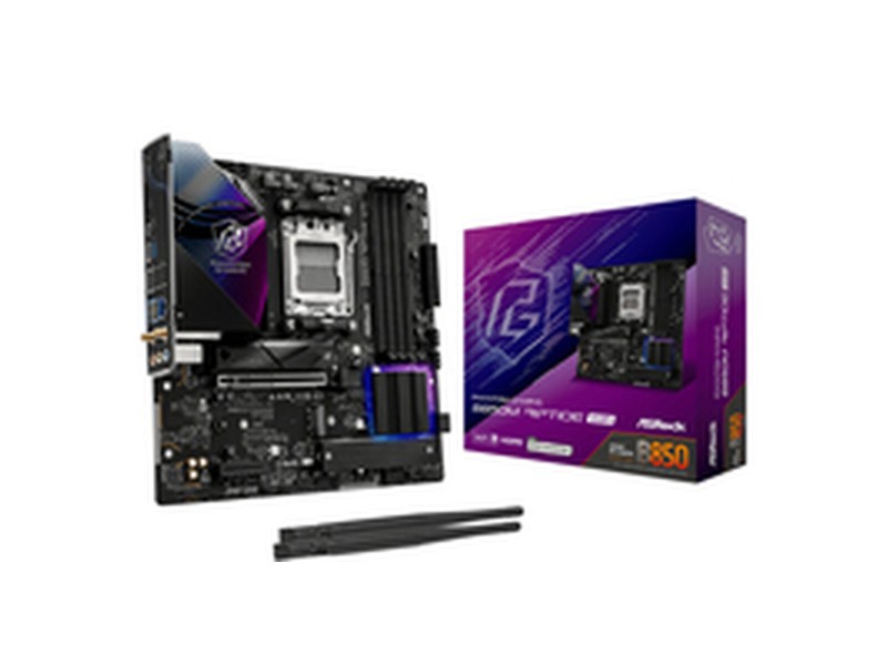 Дънна платка ASRock B850M Riptide WiFi Intel Wi-Fi 6 AMD AM5 AMD B850 NaN –  BB Дънни платки