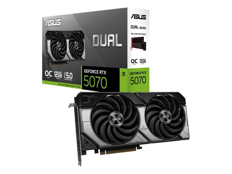Графична карта Asus 90YV0M17-M0NA00 nvidia geforce rtx 5070 12 GB GDDR6 GDDR7 NaN –  BB Графични карти