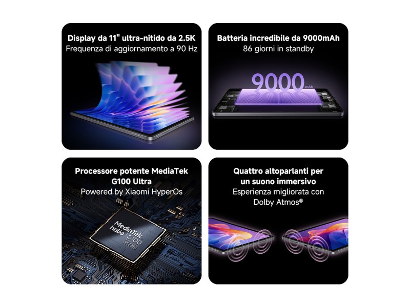 Таблет Xiaomi VHU5972EU Octa Core 4 GB RAM 128 GB Сив 11 NaN –  BB Таблети