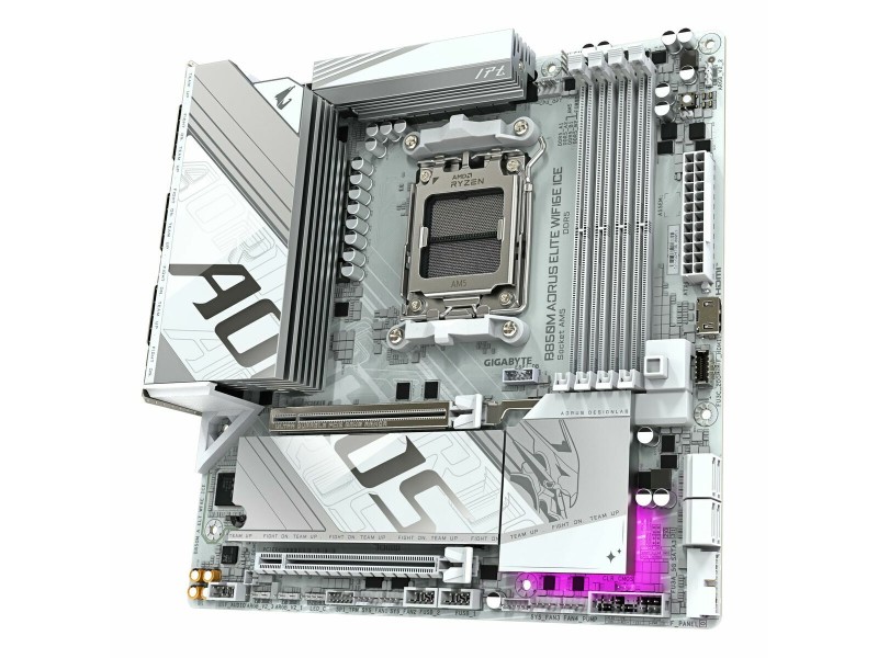 Дънна платка Gigabyte B850M AORUS ELITE WIFI6E ICE AMD AMD AM5 NaN –  BB Дънни платки