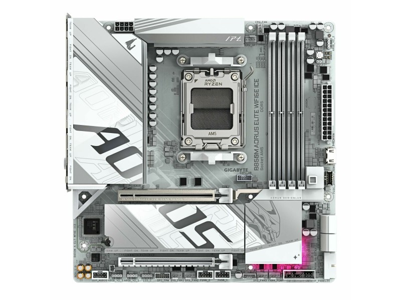 Дънна платка Gigabyte B850M AORUS ELITE WIFI6E ICE AMD AMD AM5 NaN –  BB Дънни платки