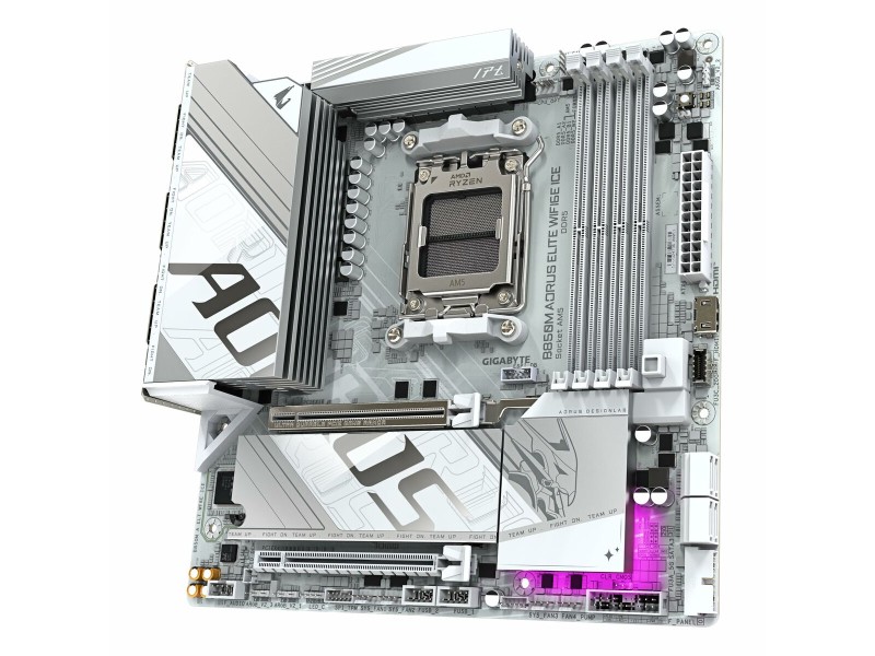 Дънна платка Gigabyte B850M AORUS ELITE WIFI6E ICE AMD AMD AM5 NaN –  BB Дънни платки