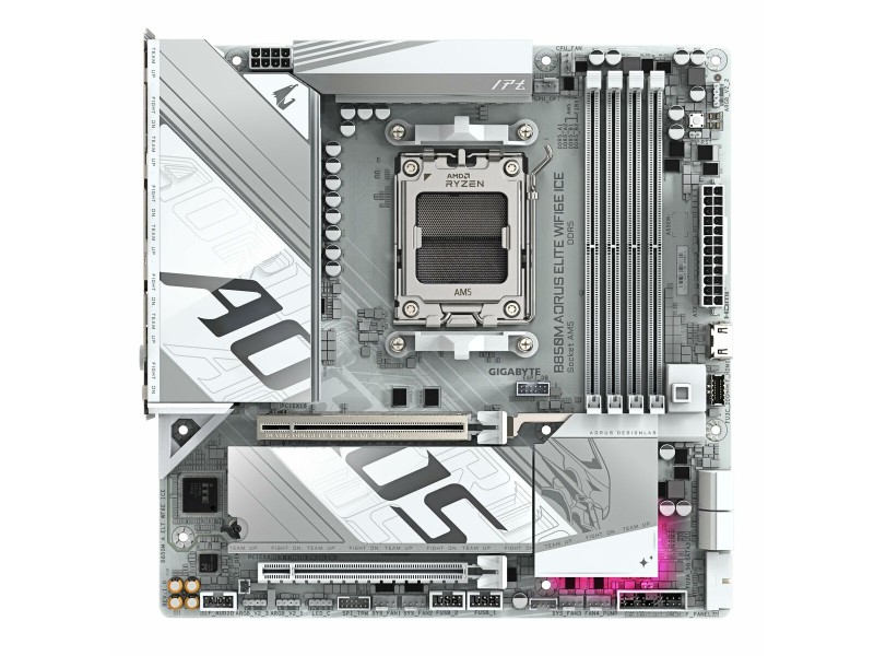 Дънна платка Gigabyte B850M AORUS ELITE WIFI6E ICE AMD AMD AM5 NaN –  BB Дънни платки