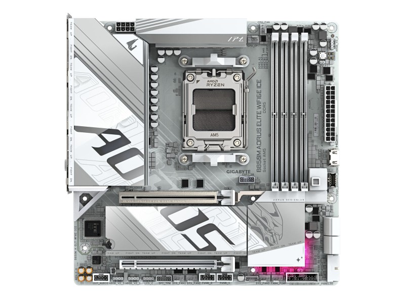 Дънна платка Gigabyte B850M AORUS ELITE WIFI6E ICE AMD AMD AM5 NaN –  BB Дънни платки
