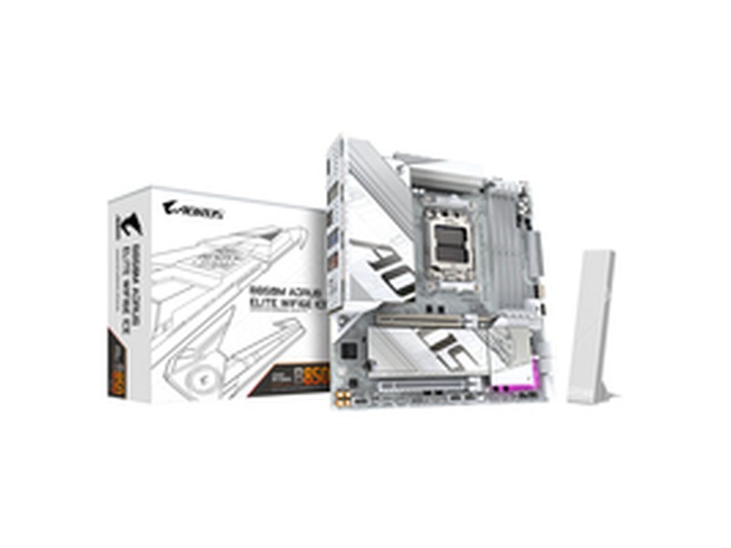 Дънна платка Gigabyte B850M AORUS ELITE WIFI6E ICE AMD AMD AM5 NaN –  BB Дънни платки