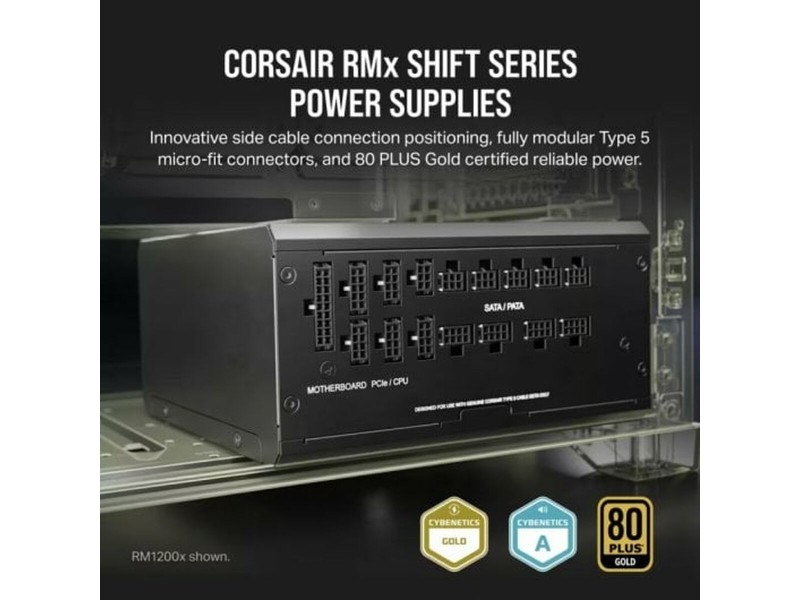 Захранване Corsair RM1000x SHIFT ATX 1000 W 80 Plus Gold Захранване Corsair RM1000x SHIFT ATX 1000 W 80 Plus Gold NaN – BB Захранвания