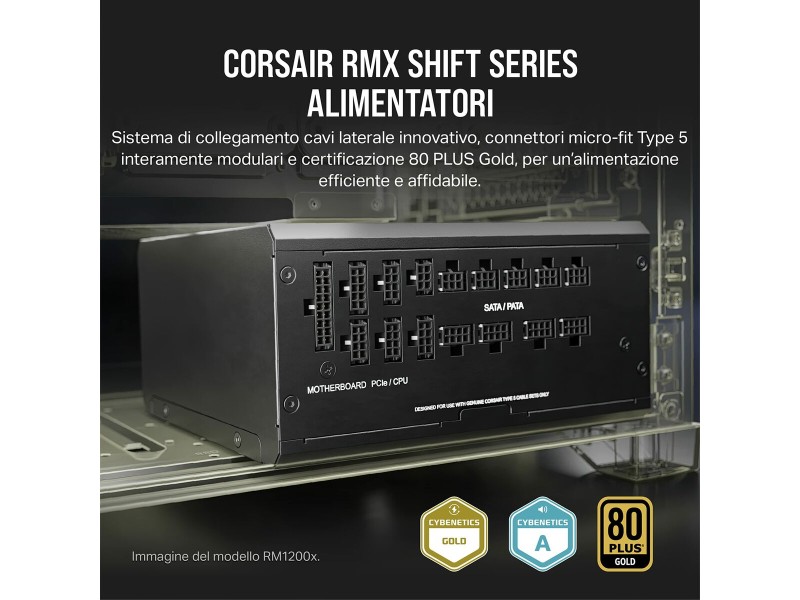 Захранване Corsair RM1000x SHIFT ATX 1000 W 80 Plus Gold Захранване Corsair RM1000x SHIFT ATX 1000 W 80 Plus Gold NaN – BB Захранвания