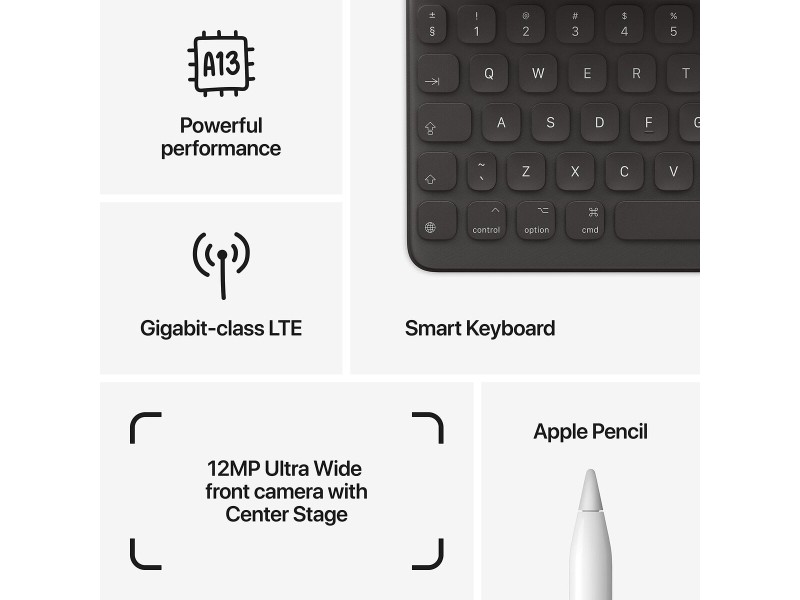 Таблет Apple MK4E3TY/A 10,2 Hexa Core 3 GB RAM 64 GB Сив NaN –  BB Таблети