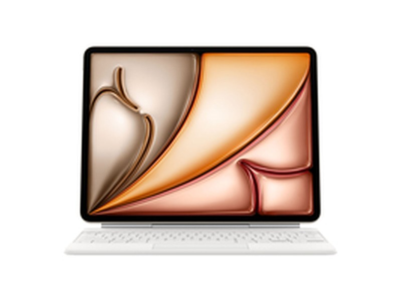 Клавиатура Apple MDFW4Y/A Бял Испанска Qwerty NaN –  BB Клавиатури