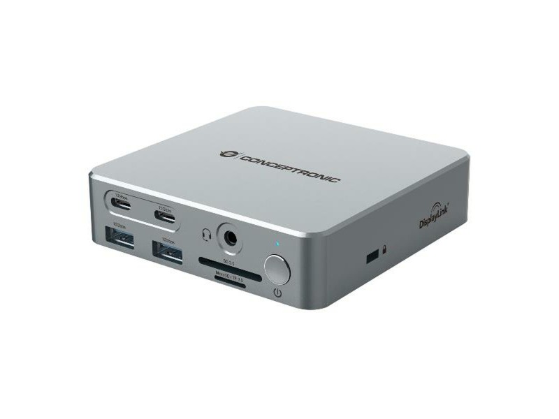 USB извод Conceptronic 110521107101 Сребрист 100 W NaN –  BB USB хъбове