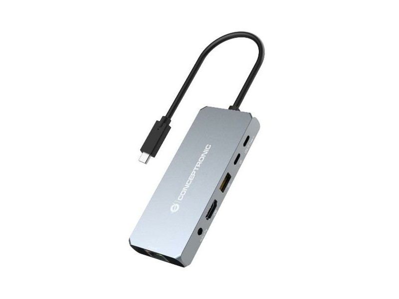 USB извод Conceptronic 110519807101 Сив 100 W NaN –  BB USB хъбове