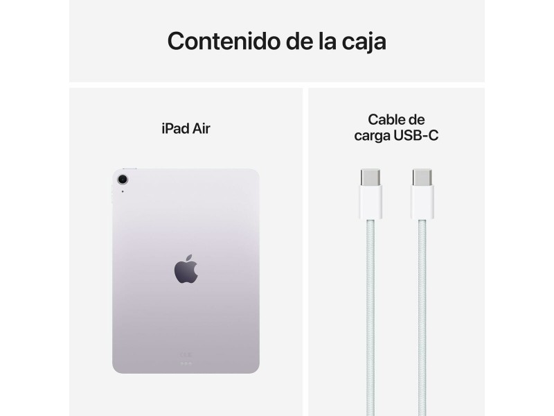 Таблет Apple iPad Air 11 8 GB RAM 256 GB Сив Лилав M3 NaN –  BB Таблети