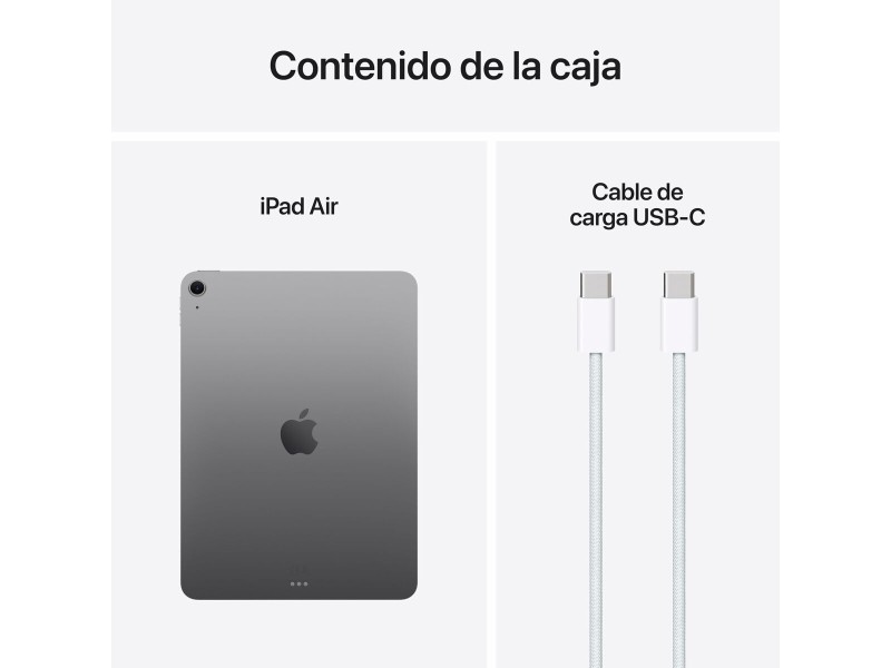 Таблет Apple iPad Air 11 8 GB RAM 512 GB Сив M3 NaN –  BB Таблети