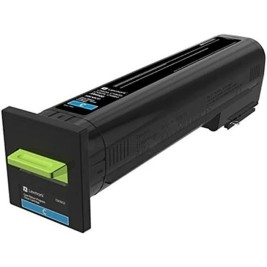 Oригинален тонер Lexmark 72K20CE Синьо-зелен