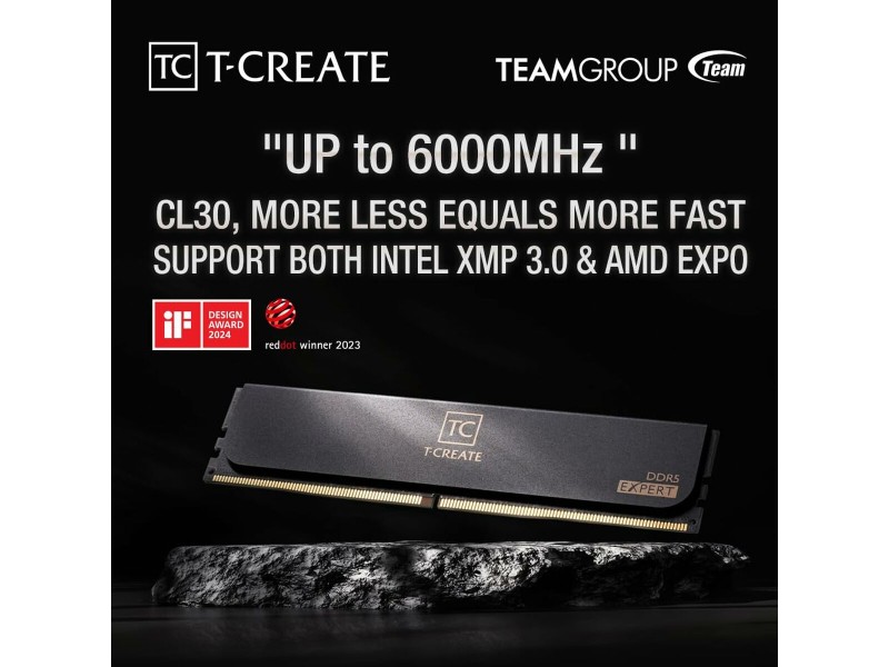 RAM памет Team Group CTCED532G6000HC30DC01 32 GB DDR5 SDRAM DDR5 6000 MHz NaN –  BB Основна памет
