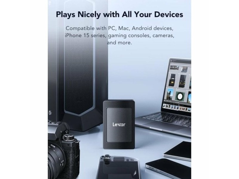 Външен харддиск Lexar LSL500M001T-RNBNG Черен 1 TB NaN –  BB Външни твърди дискове