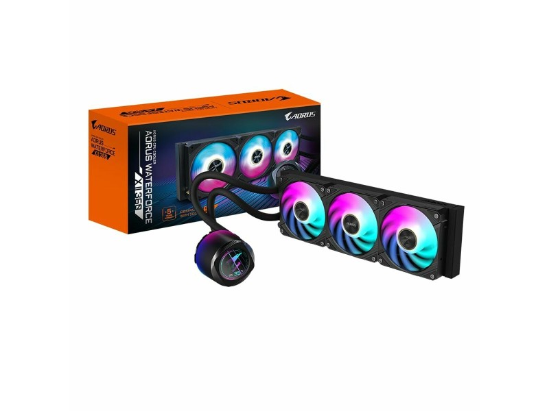 Комплект за Течно Охлаждане Gigabyte GP-AORUS WATERFORCE X II 360 Ø 12 cm NaN –  BB Бокс вентилатори