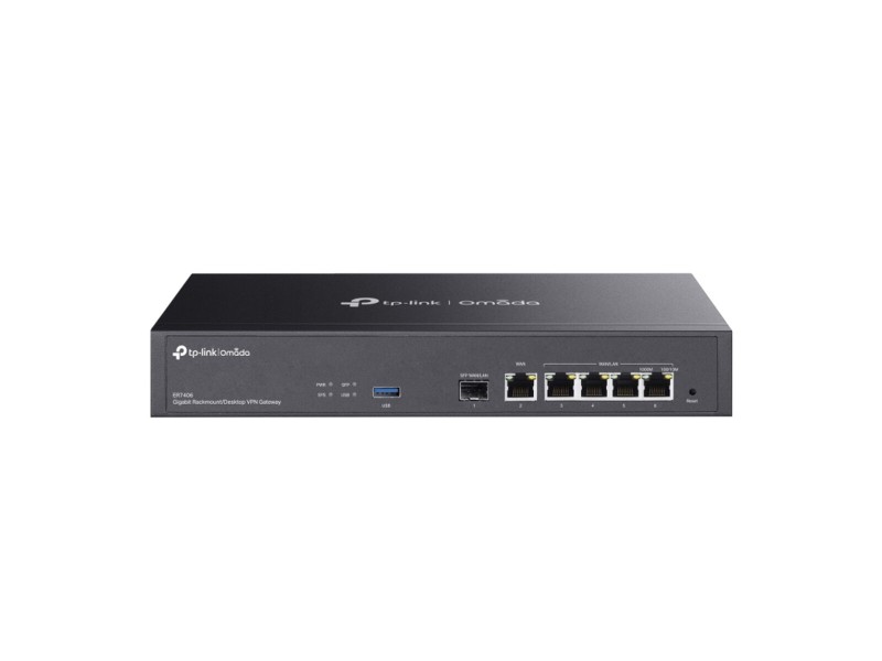 Рутер TP-Link ER7406 Черен RJ45 Ethernet LAN USB x 1 NaN –  BB Рутери