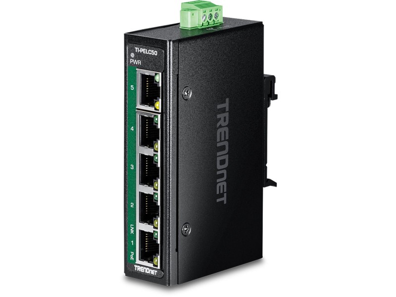 Суич Trendnet TI-PELC50 Черен NaN –  BB Ethernet кабели