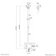 Поставка за монитор Neomounts CL35-340BL22 42 23-42 43 NaN –  BB Стойки и подпори