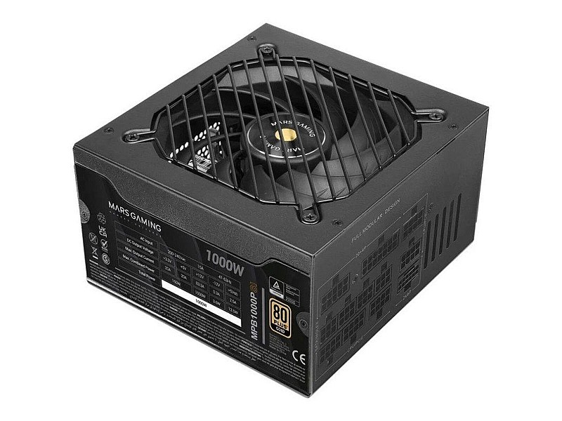 Захранване Mars Gaming MPB1000PSI ATX 1000 W 80 Plus Gold Захранване Mars Gaming MPB1000PSI ATX 1000 W 80 Plus Gold NaN – BB Захранвания