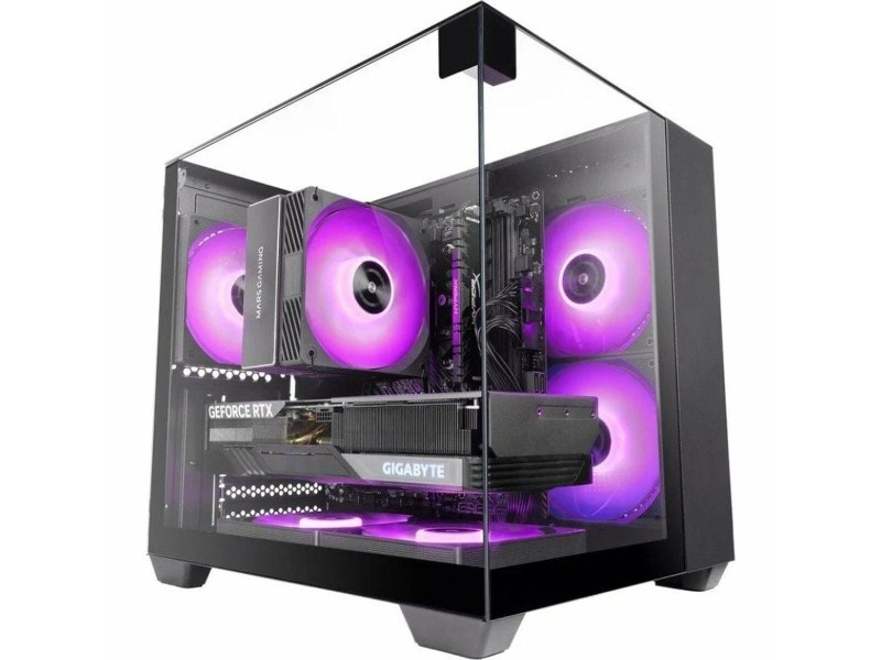 ATX полу-висока кутия Mars Gaming MCVISIONM Черен NaN –  BB Калъфи за настолни компютри