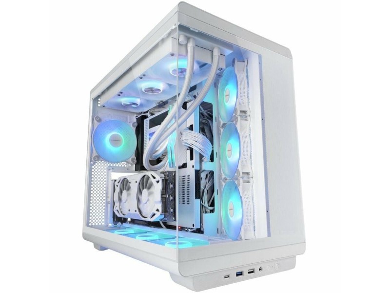 ATX полу-висока кутия Mars Gaming MCREVW Бял NaN –  BB Калъфи за настолни компютри