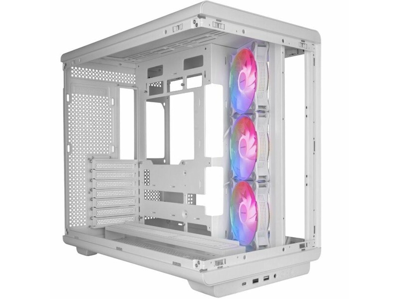 ATX полу-висока кутия Mars Gaming MCREVW Бял NaN –  BB Калъфи за настолни компютри