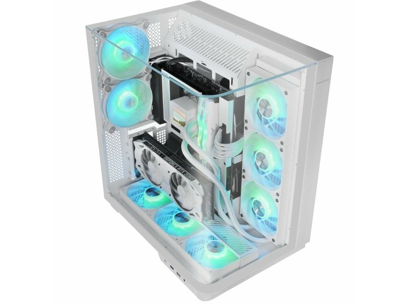 ATX полу-висока кутия Mars Gaming MCINFINIOW Бял NaN –  BB Калъфи за настолни компютри