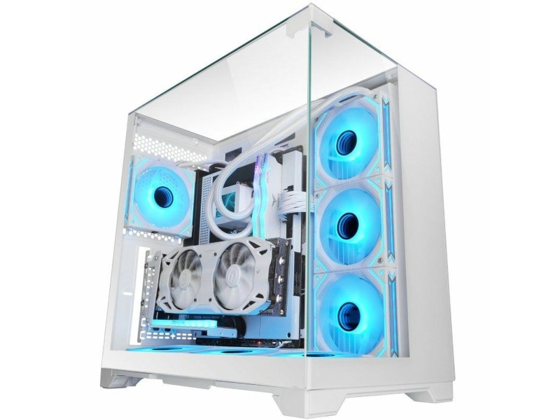 мини висока кутия ATX / ITX Mars Gaming MCVISIONW Бял NaN –  BB Калъфи за настолни компютри