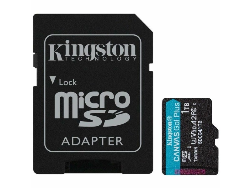 Mикро SD карта памет с адаптер Kingston CANVAS Go! Plus 1 TB NaN –  BB MicroSD карти