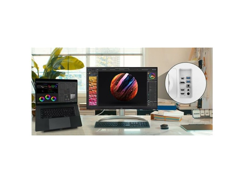 Gaming монитор LG 27UQ850-W 4K Ultra HD 27 NaN –  BB Монитори