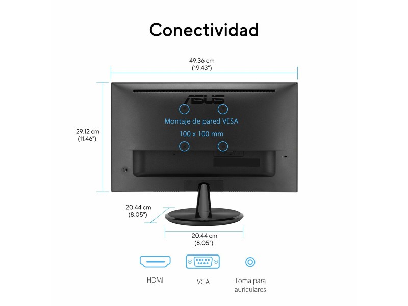 Монитор Asus 90LM06B0-B05B70 Full HD 22 21,4 NaN –  BB Монитори