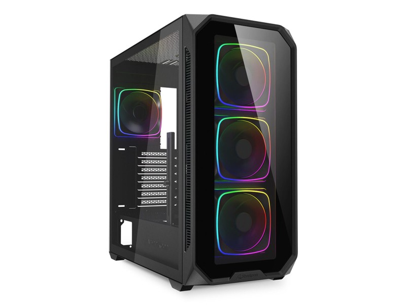 ATX полу-висока кутия Sharkoon AK5G RGB Черен NaN –  BB Калъфи за настолни компютри