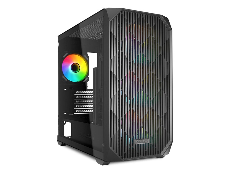 ATX полу-висока кутия Sharkoon MK3 RGB Черен NaN –  BB Калъфи за настолни компютри