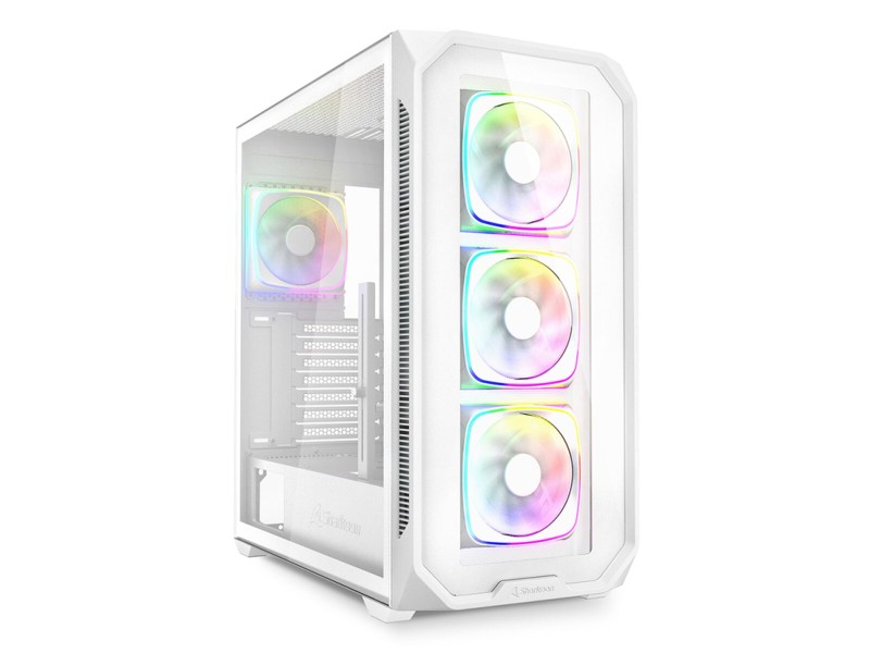 ATX полу-висока кутия Sharkoon AK5G RGB Бял NaN –  BB Калъфи за настолни компютри