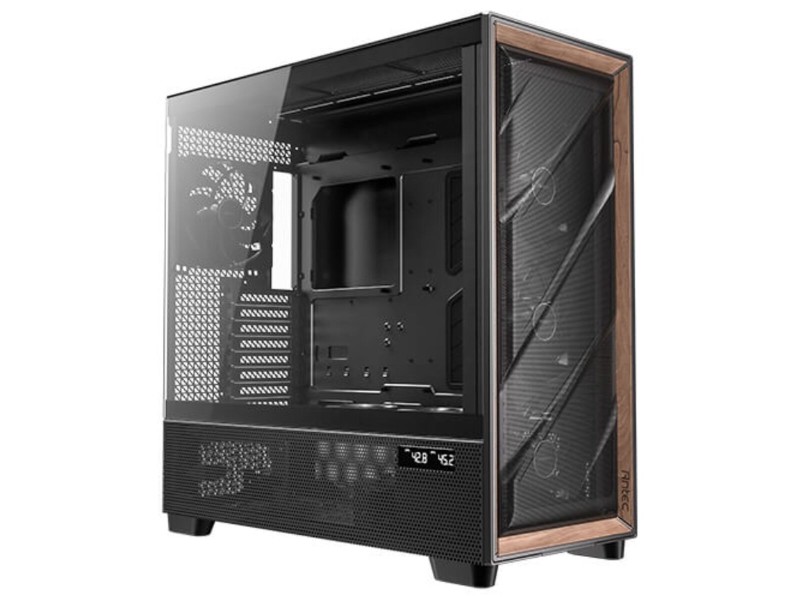 ATX полу-висока кутия Antec FLUX PRO EUV Черен Дървен NaN –  BB Калъфи за настолни компютри