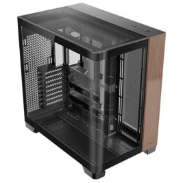 ATX полу-висока кутия Antec C8 Curve Wood Черен Прозрачен Дървен