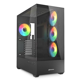 ATX полу-висока кутия Sharkoon AK6 RGB Черен