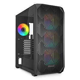 ATX полу-висока кутия Sharkoon AK3 RGB Черен