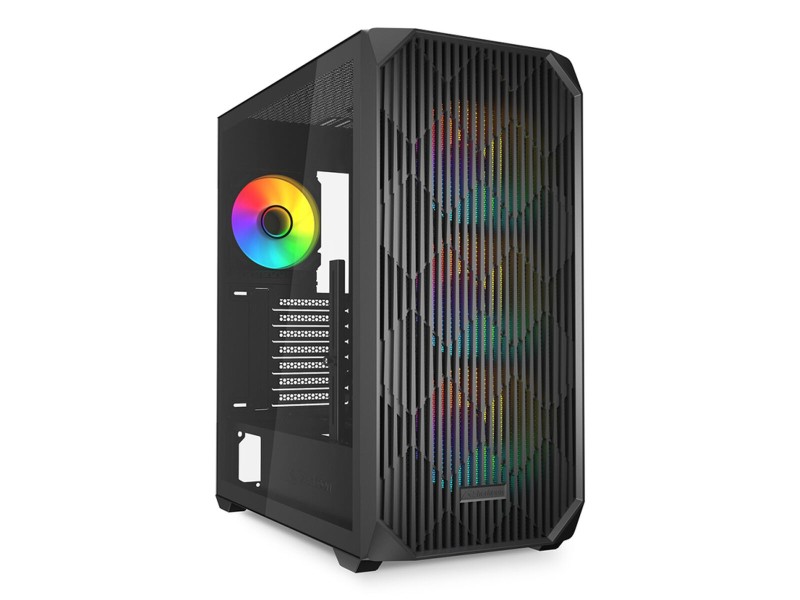 ATX полу-висока кутия Sharkoon AK3 RGB Черен NaN –  BB Калъфи за настолни компютри