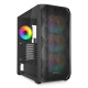 ATX полу-висока кутия Sharkoon AK3 RGB Черен NaN –  BB Калъфи за настолни компютри
